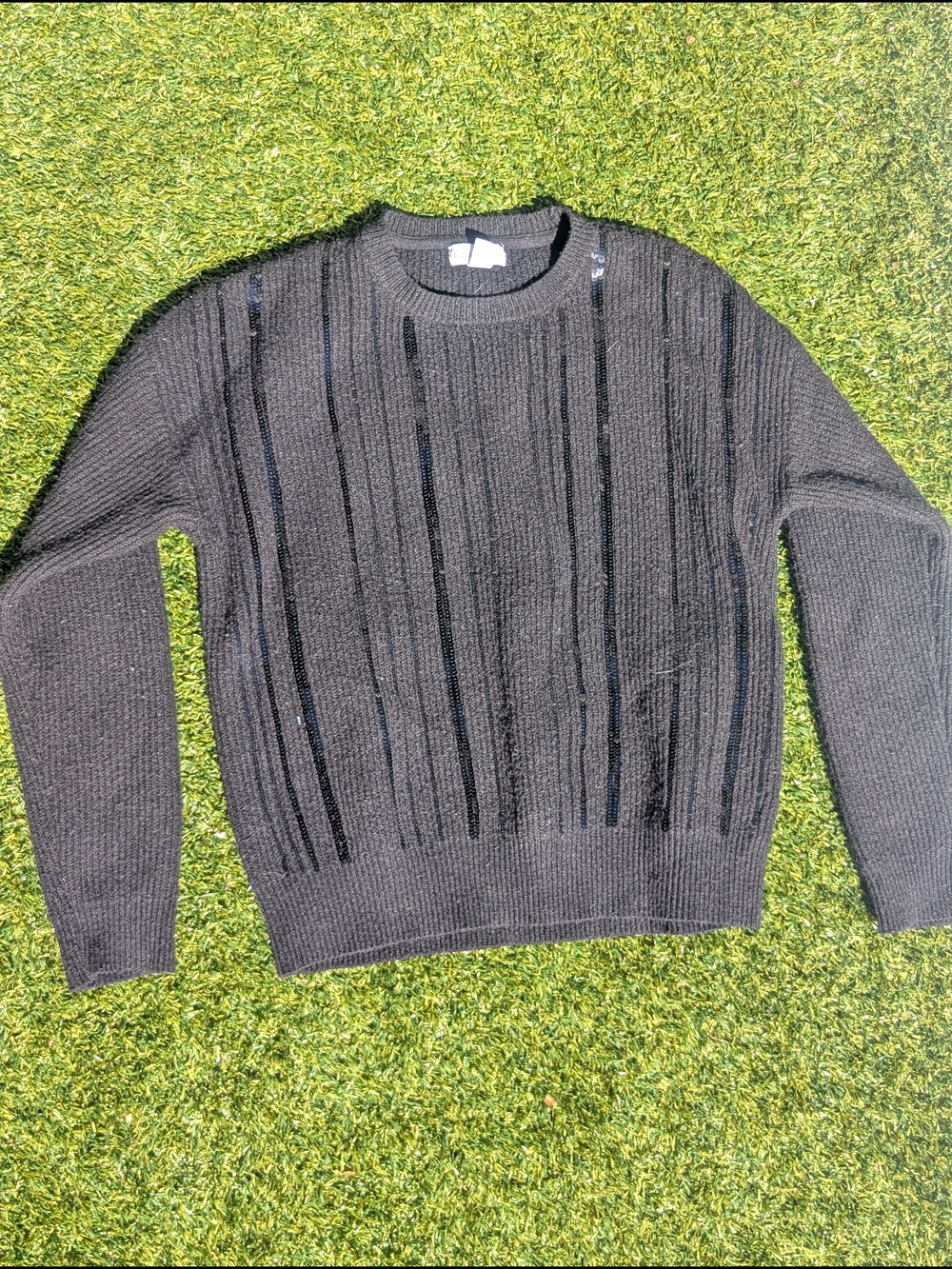 Calvin Klein Sweater With Black Sequin Detailing